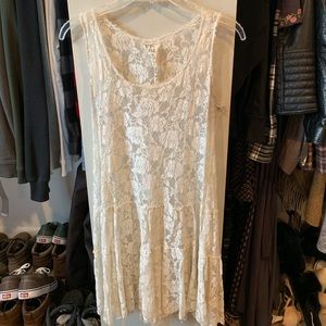 FREE PEOPLE lace tunic